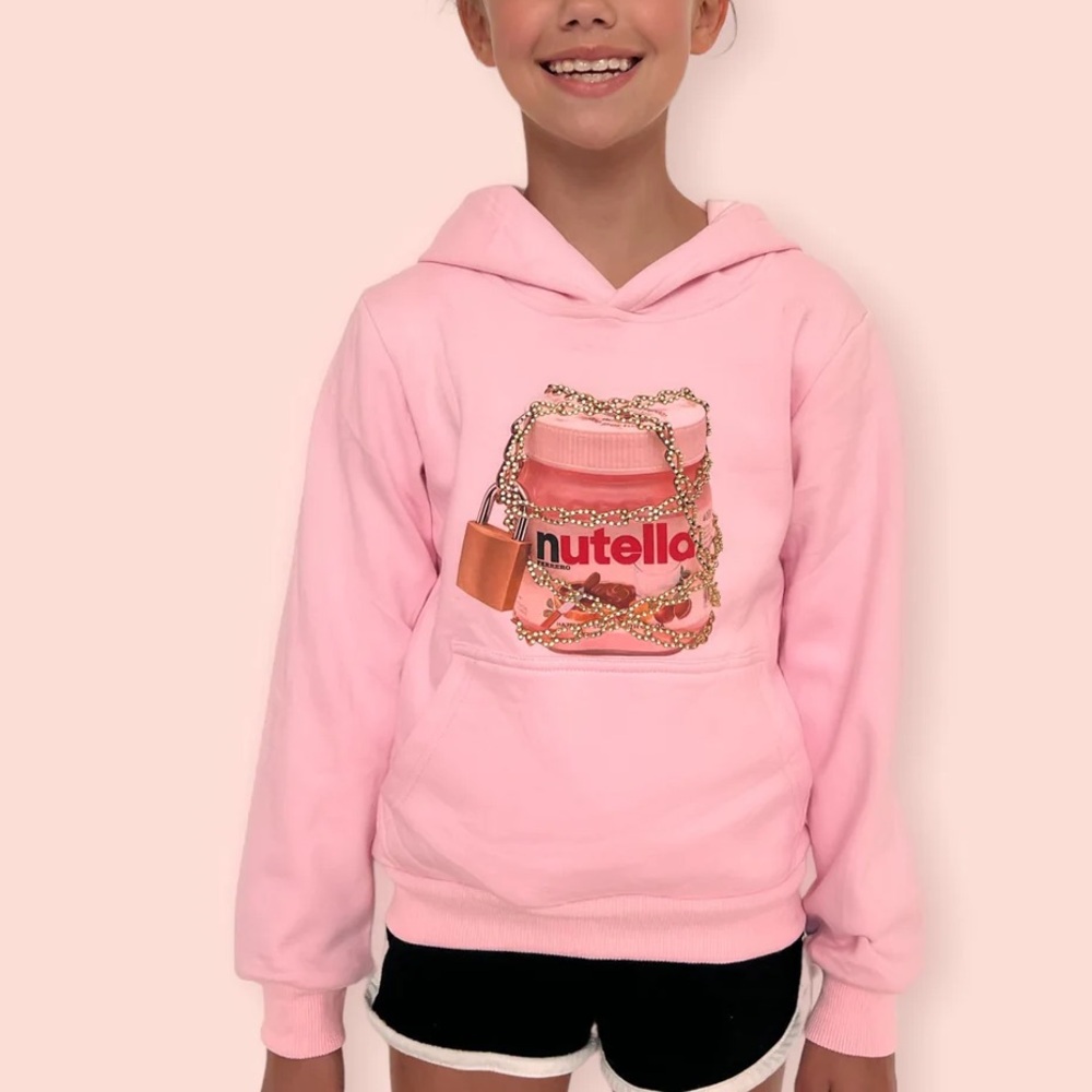 Lola + The Boys FORBIDDEN NUTELLA HOODIE size 14